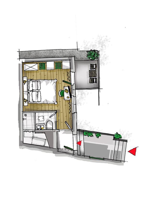 Kleines Doppelzimmer mit Balkon - Straße Plinarska Nr. 75